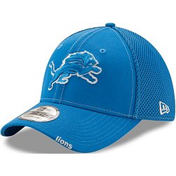 New Era Men's Detroit Lions 39Thirty Neoflex Blue Stretch Fit Hat