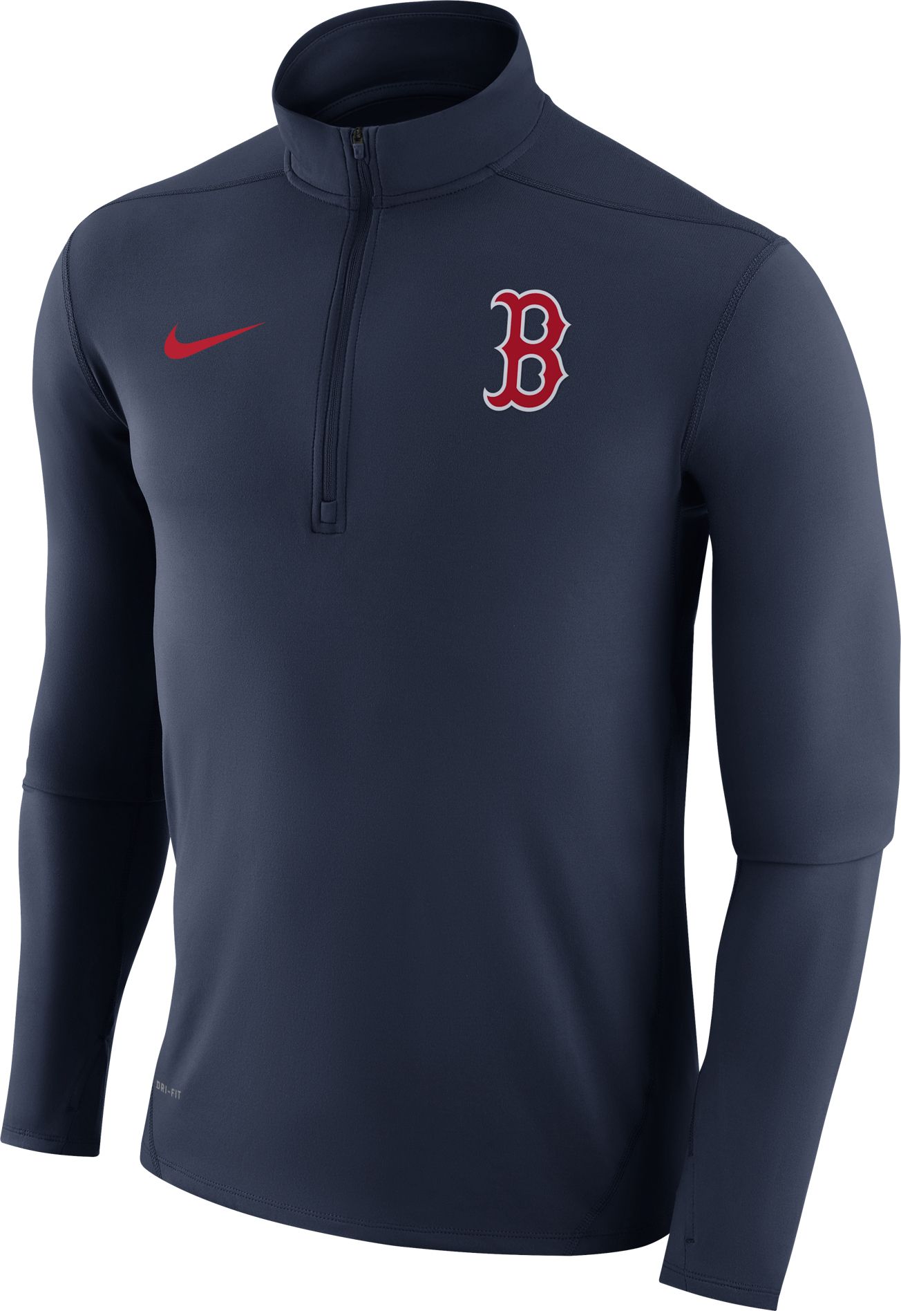 Nike Men's Boston Red Sox Dri-FIT Navy Element Half-Zip Jacket