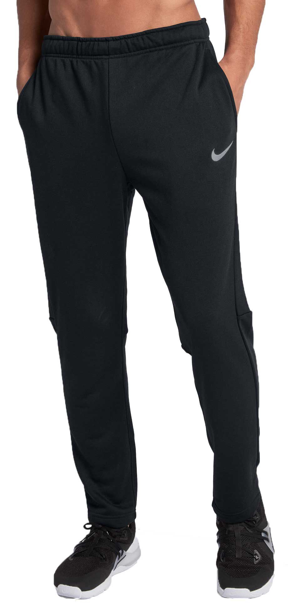 black nike warm up pants