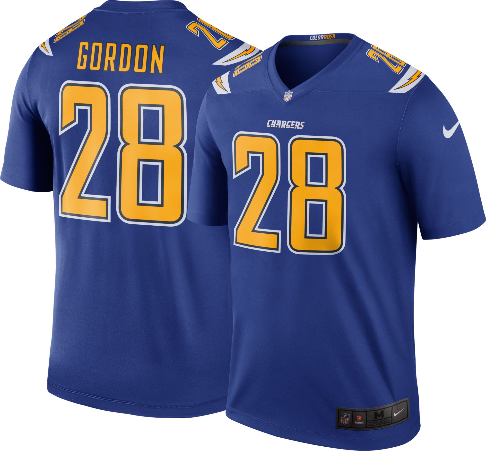 color rush melvin gordon jersey