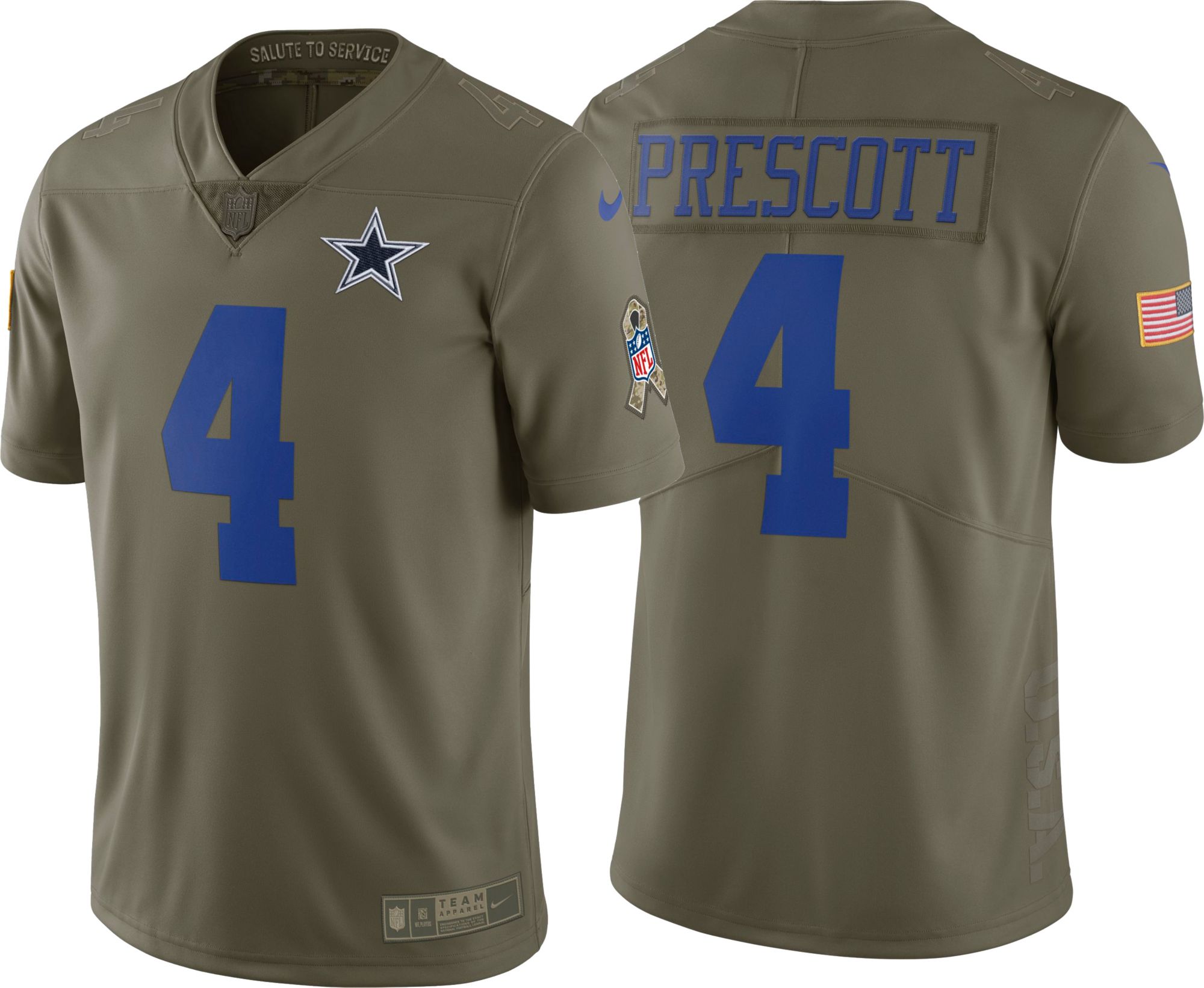 dak prescott salute jersey