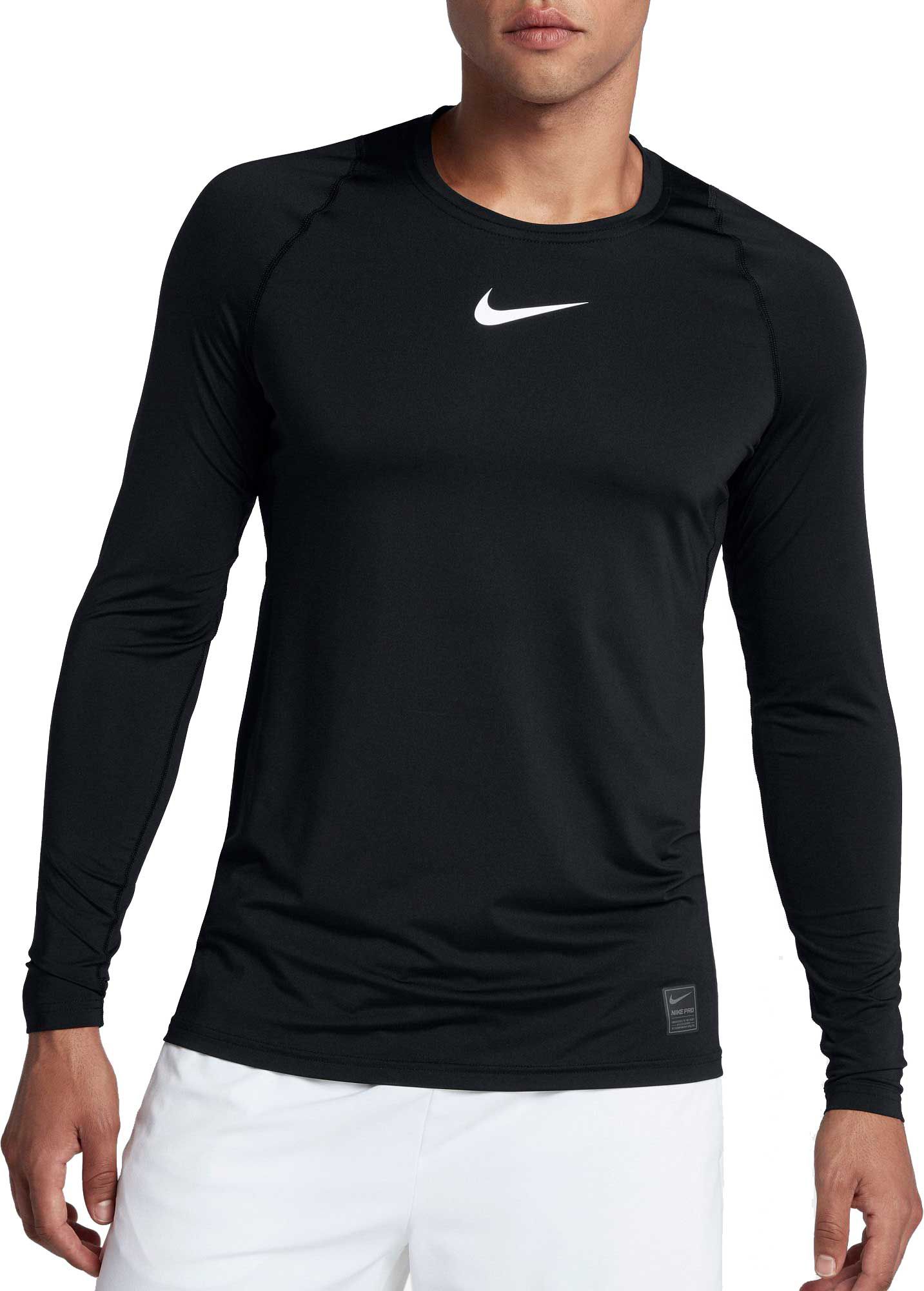 nike men's compression long sleeve