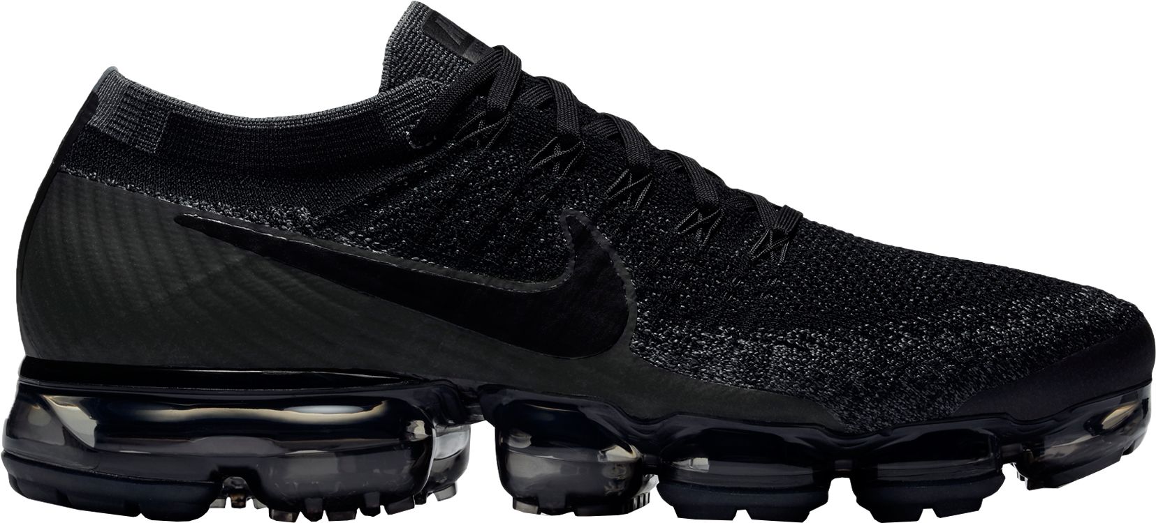 Erkek Nike Air VaporMax Flyknit 2 Lifestyle Ayakkab Koyu Gri