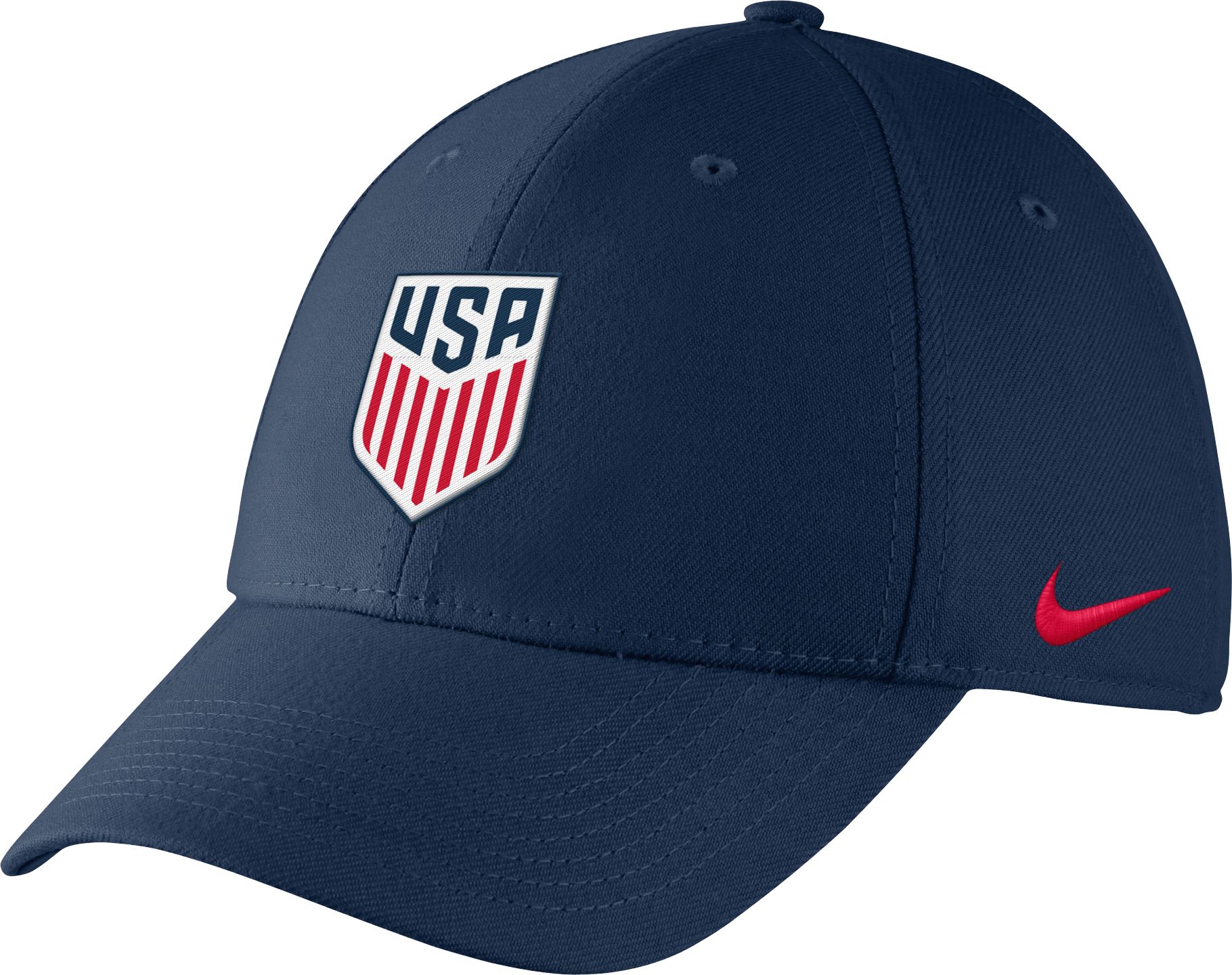 castillo puenting Identificar Nike / Men's USA Soccer Crest Structured Navy Flex Hat