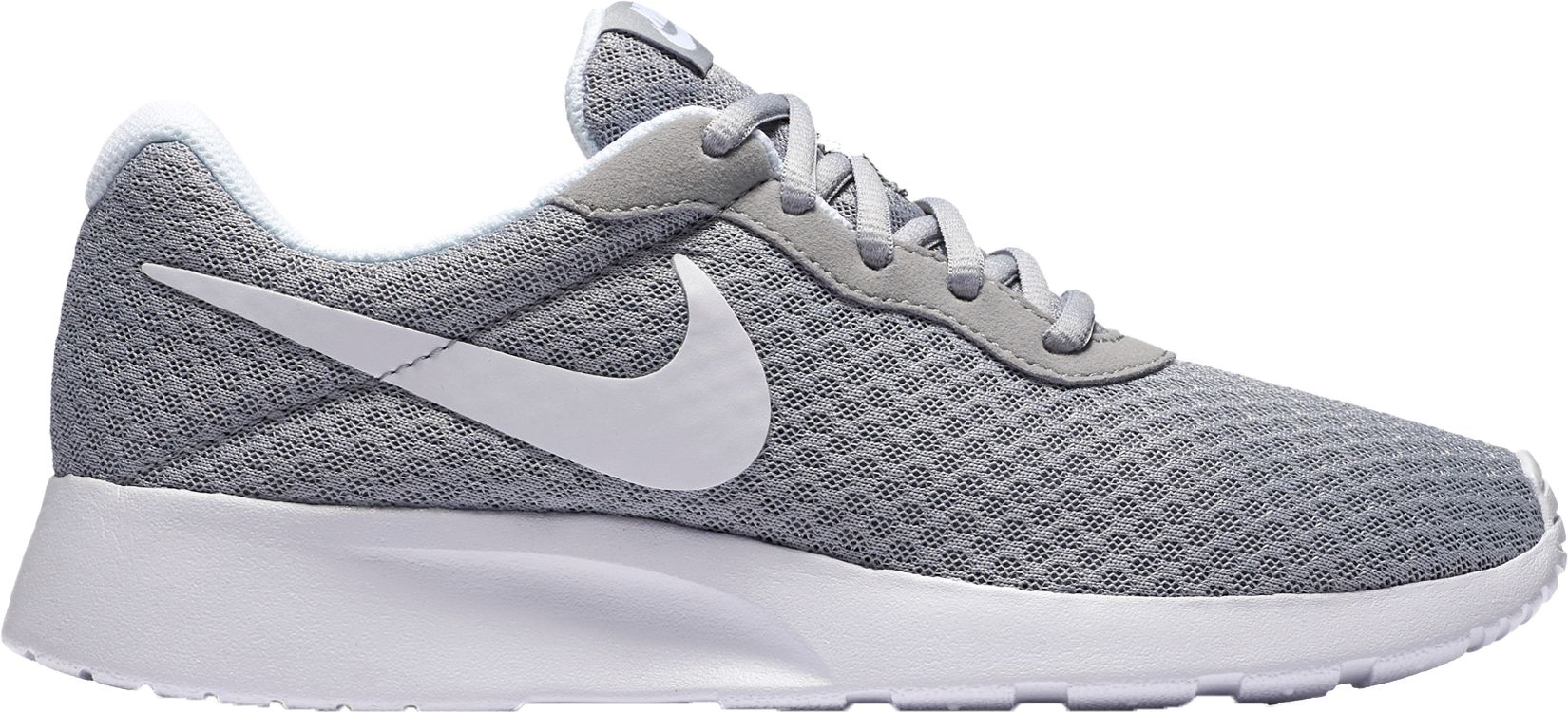 gray nike tennis shoes