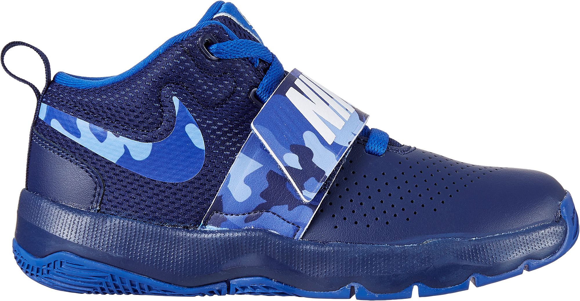 nike team hustle d8 blue camo