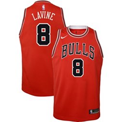 Nike Youth Chicago Bulls Zack Lavine #8 Red Dri-FIT Swingman Jersey
