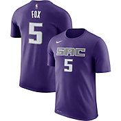 Nike Youth Sacramento Kings De'Aaron Fox #5 Dri-FIT Purple T-Shirt
