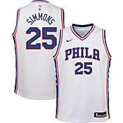 Nike Youth Philadelphia 76ers Ben Simmons #25 White Dri-FIT Swingman Jersey