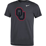 Nike Youth Oklahoma Sooners Anthracite Travel Football Legend T-Shirt
