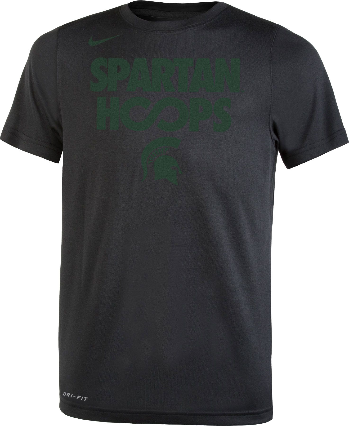 Nike Youth Michigan State Spartans Basketball Legend Black T-Shirt