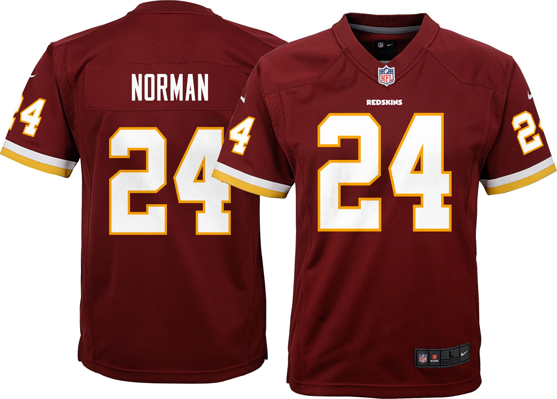 norman redskins jersey