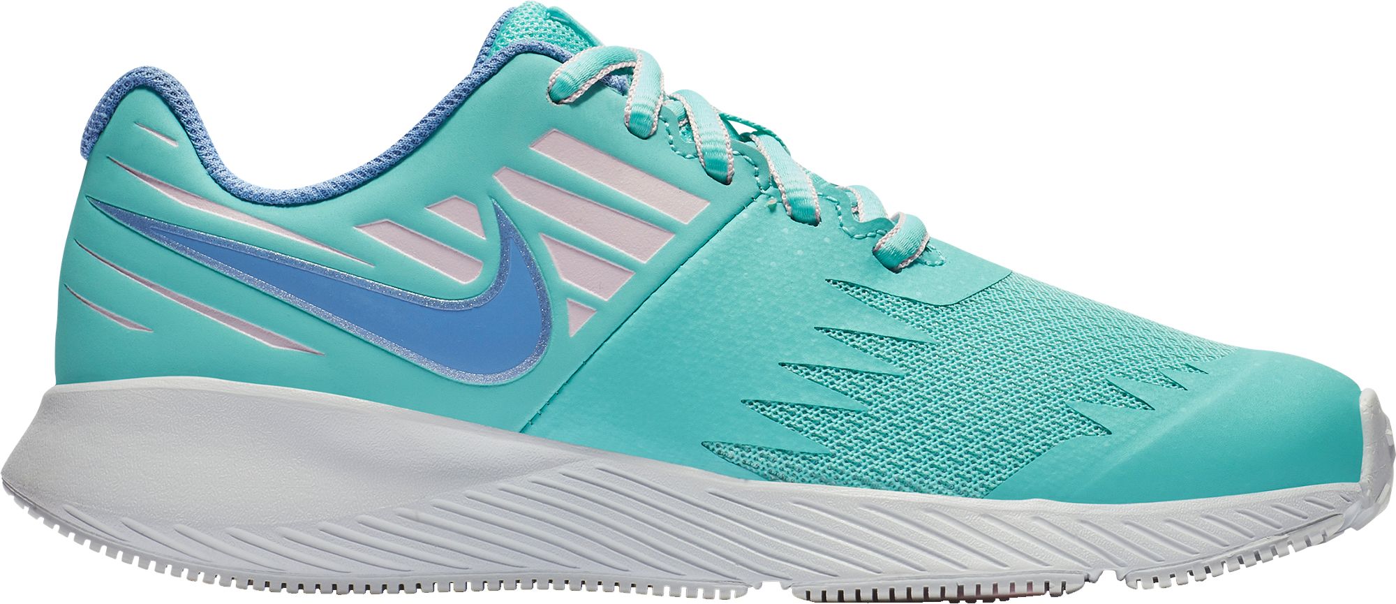 baby blue and pink nike shoes