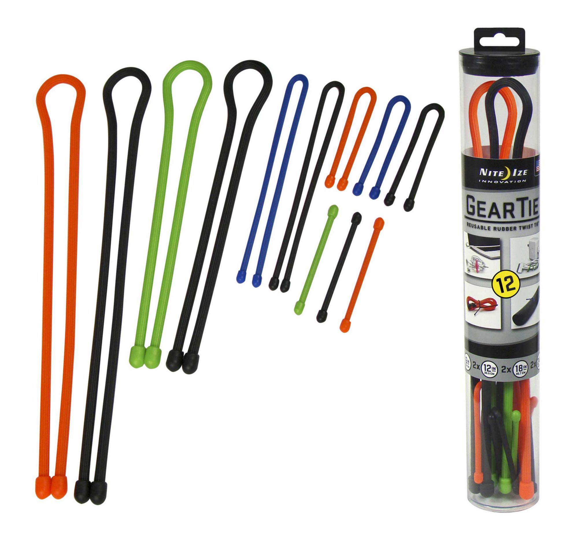 Nite Ize Gear Tie Variety Pack