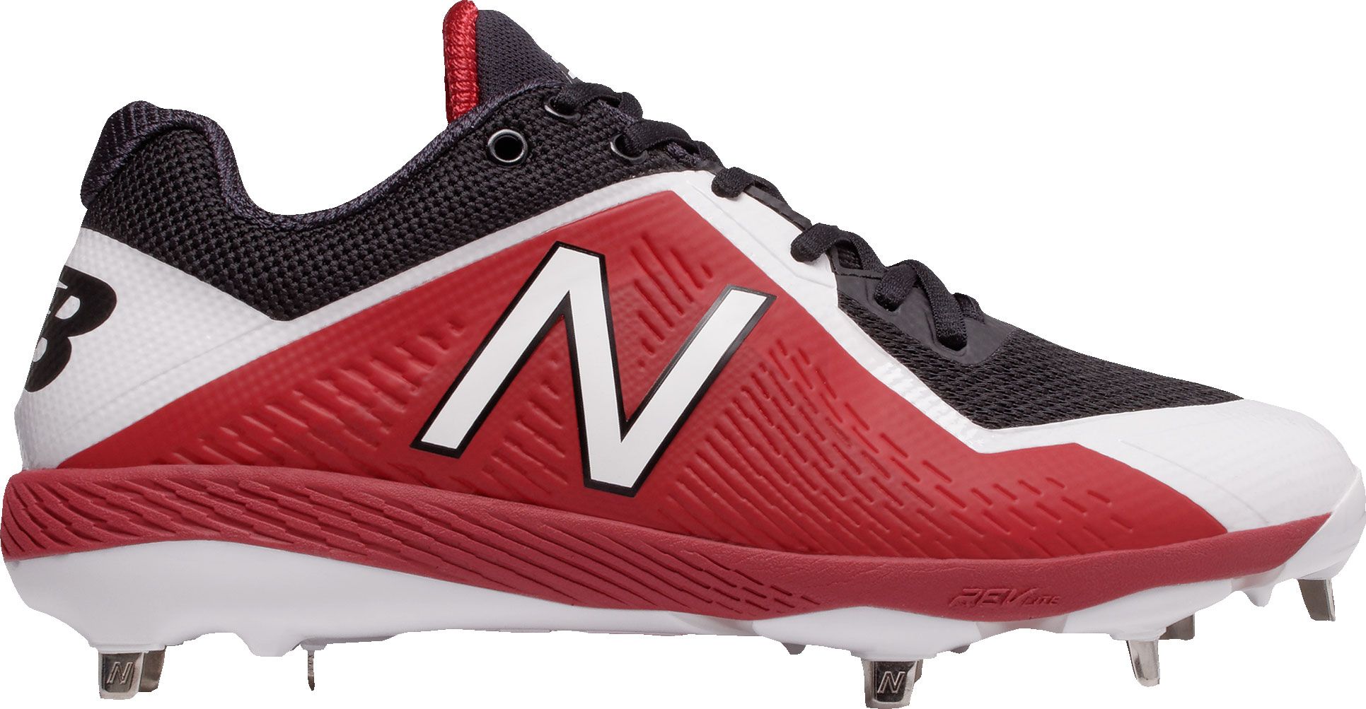 boys red baseball cleats