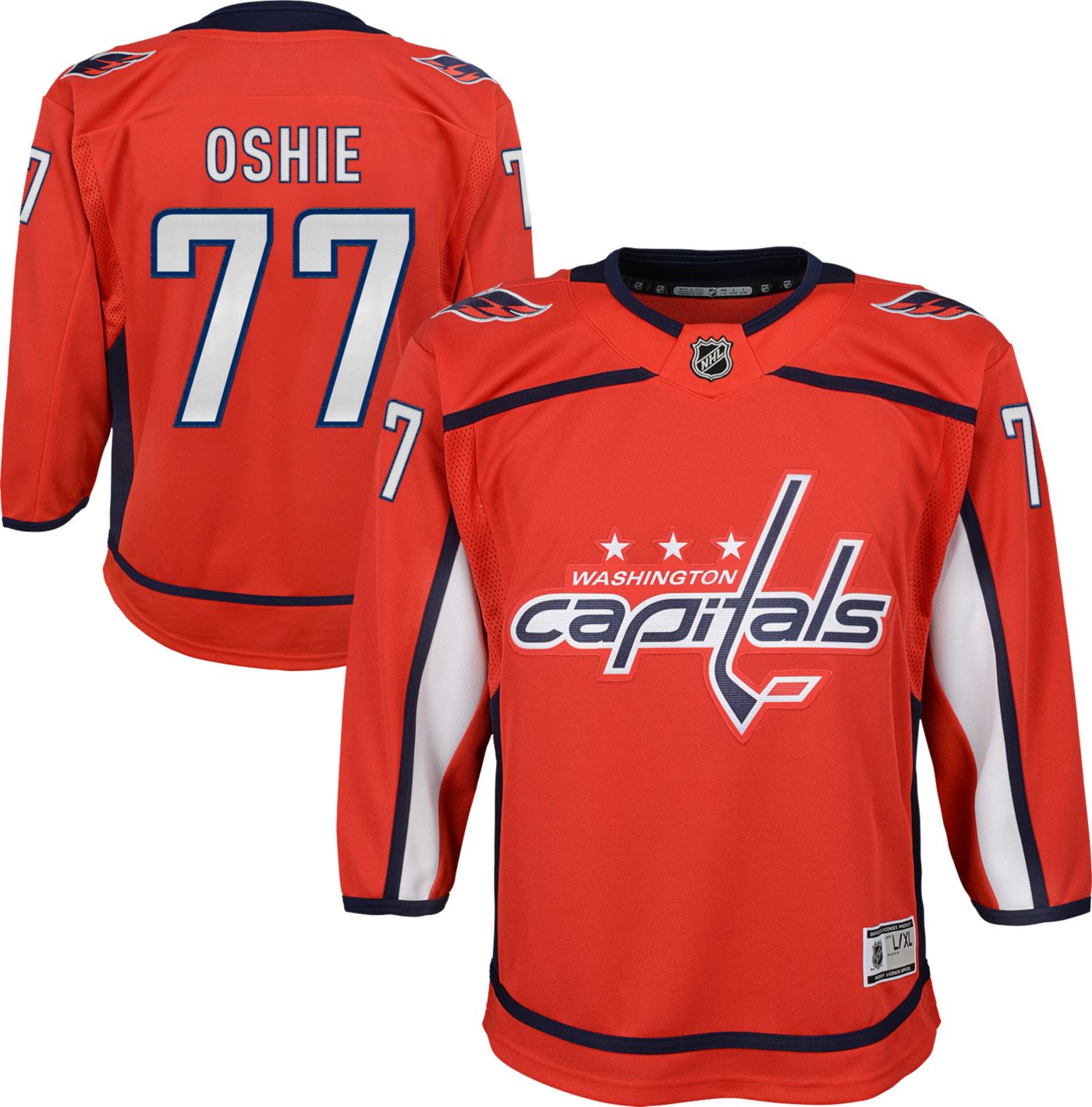 washington capitals youth hockey jersey