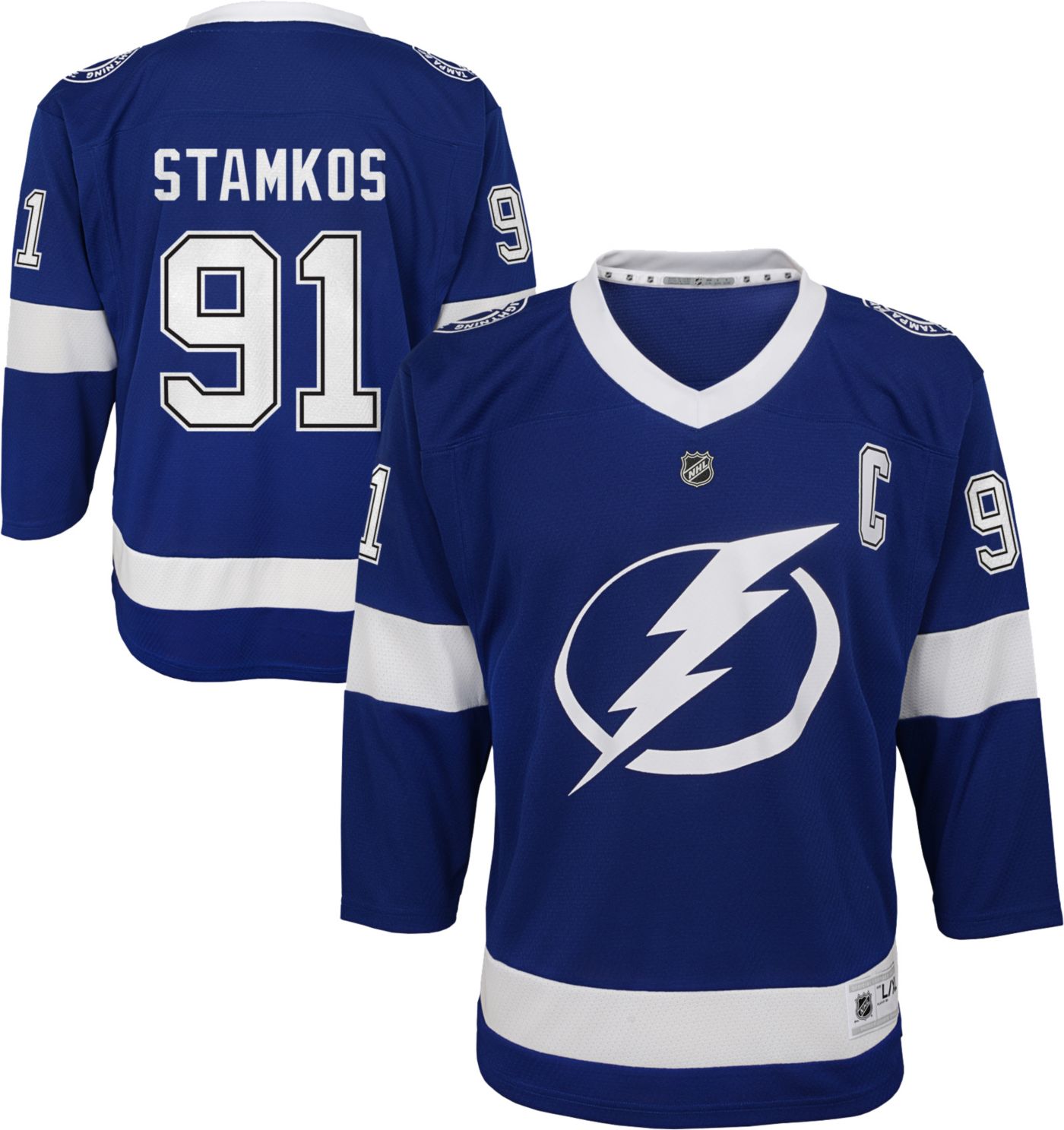 NHL Youth Tampa Bay Lightning Steven Stamkos #91 Replica Home Jersey   DICK'S Sporting ...