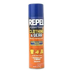 Repel Permethrin Clothing and Gear Insect Repellent 6.5 oz. Spray