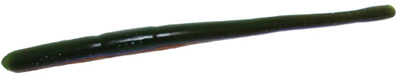 Roboworm Straight Tail Worm Soft Bait, Aarons Magic Red and Black Flake