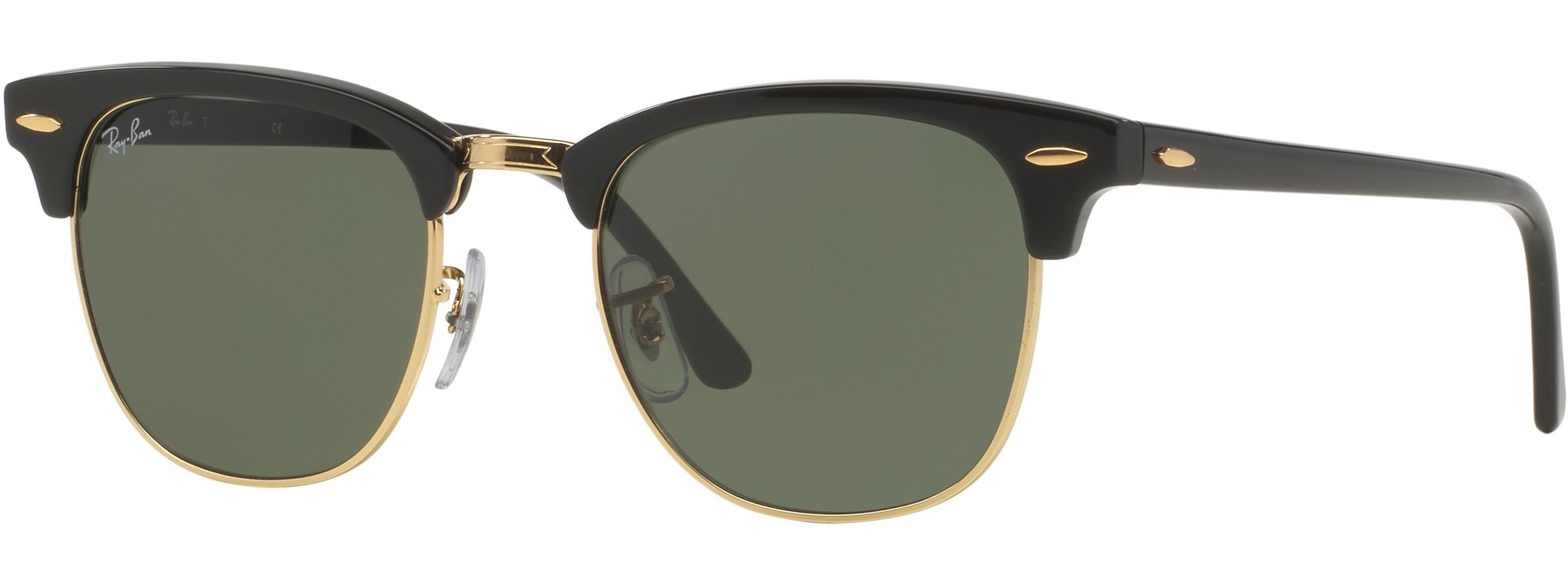 Photos - Sunglasses Ray-Ban Clubmaster Classic , Men's, Black Green | Father's Day G 