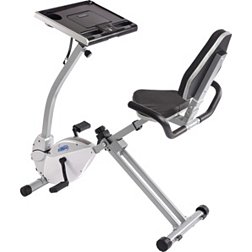Stamina 2-in-1 Recumbent Exercise Bike and Workstation