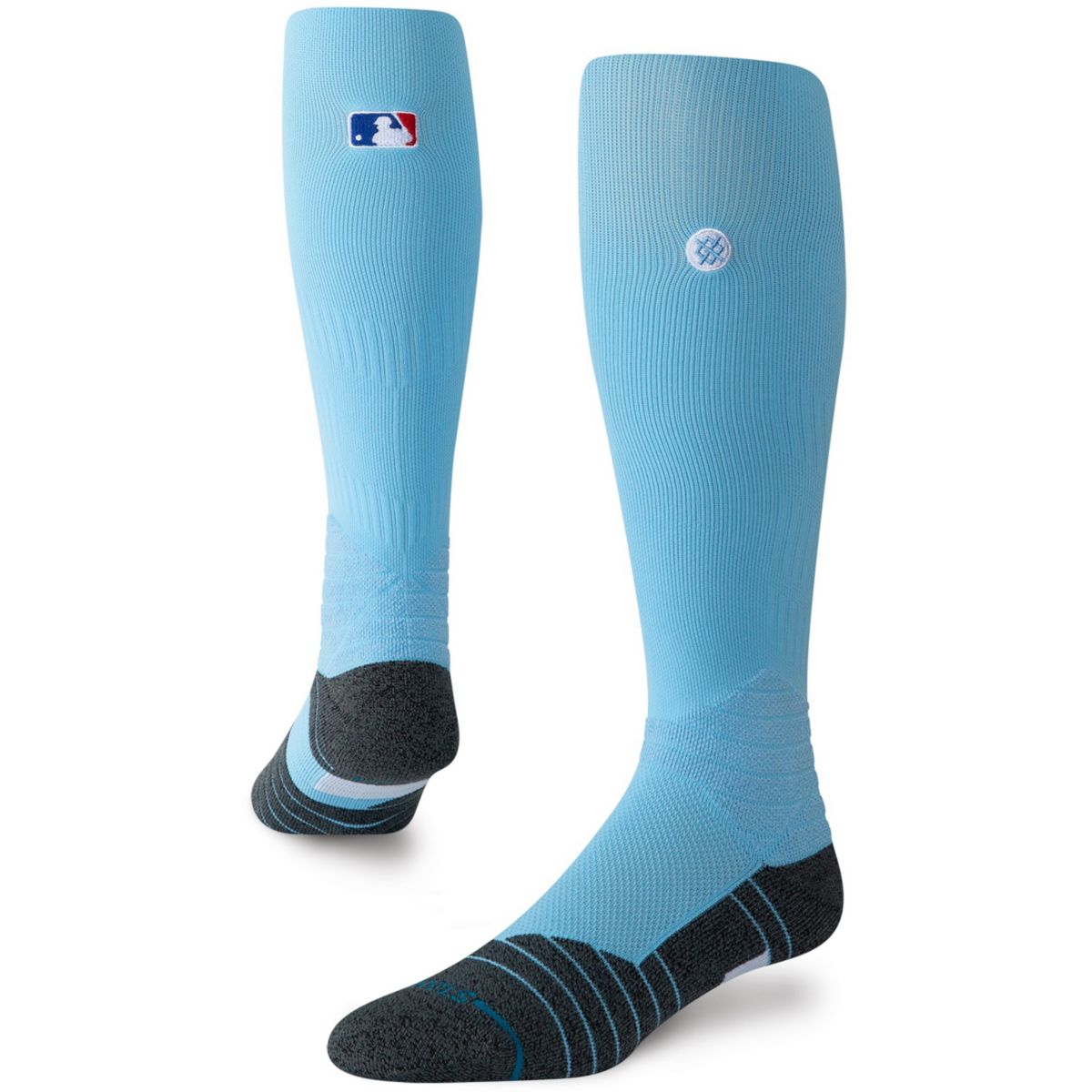 Lot De 2 Paires De Chaussettes Baseball Dicks Sporting Goods - Noir, Nylon, Coussinées - Taille L Unisexe