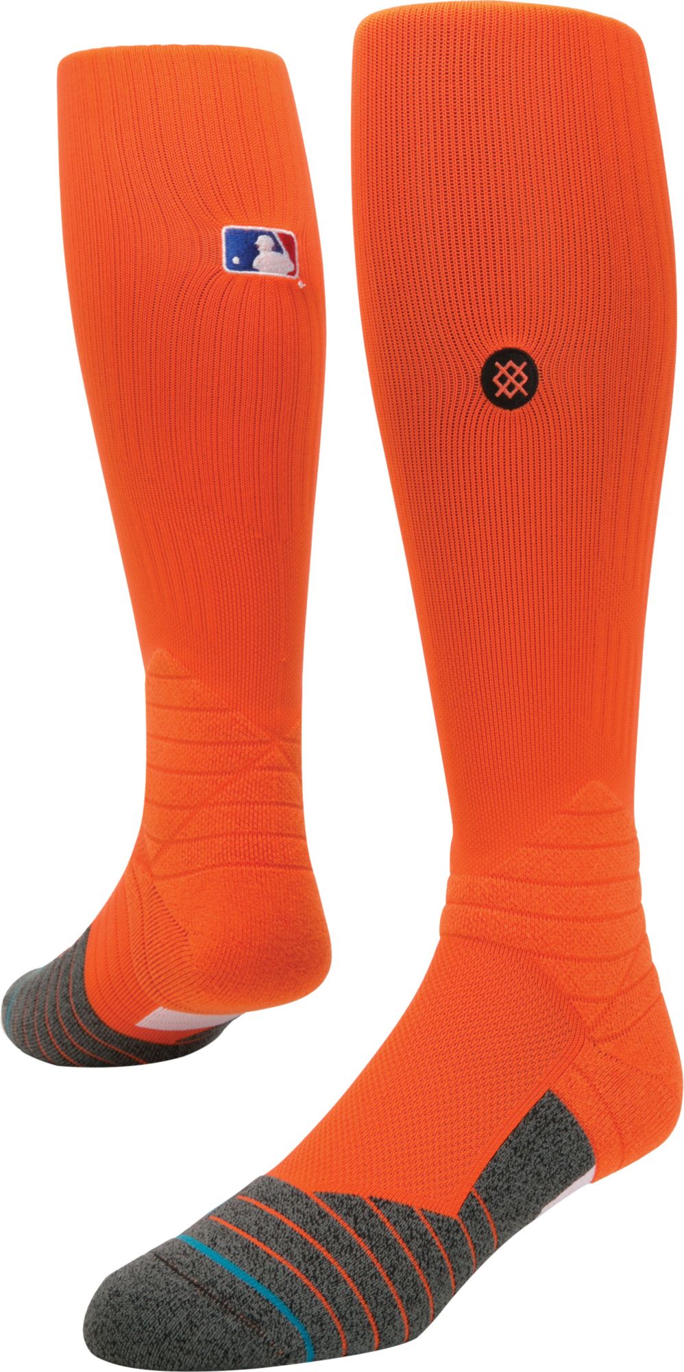 Stance MLB Diamond Pro On-Field Orange Tube Sock