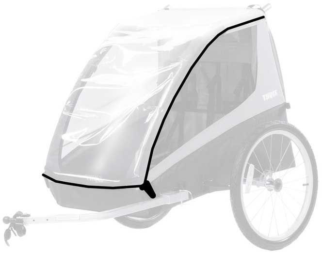 thule bike trailer kit
