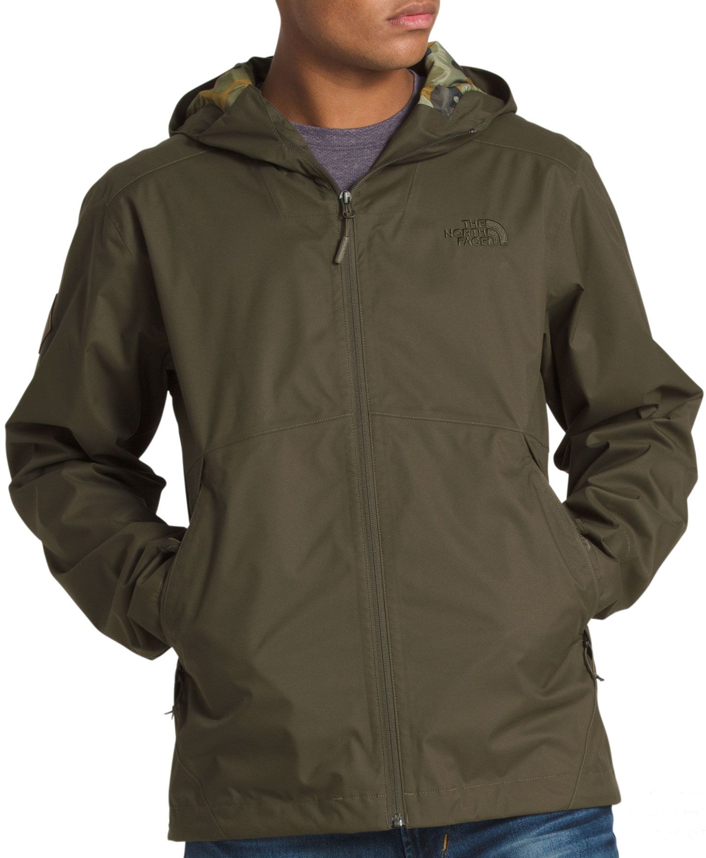 the north face men's millerton hooded rain jacket