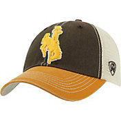 Top of the World Men's Wyoming Cowboys Brown/Gold/White Off Road Adjustable Hat