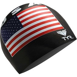TYR USA Silicone Swim Cap