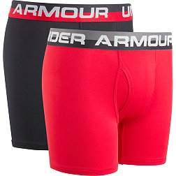 Under Armour Boys' Solid Performance Boxer Briefs – 2 Pack