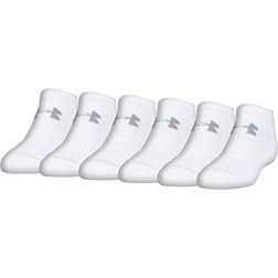 Under Armour Charged Cotton 2.0 No-Show Socks - 6 Pack
