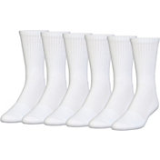 Under Armour Men's Charged Cotton 2.0 Crew Socks - 6 Pack
