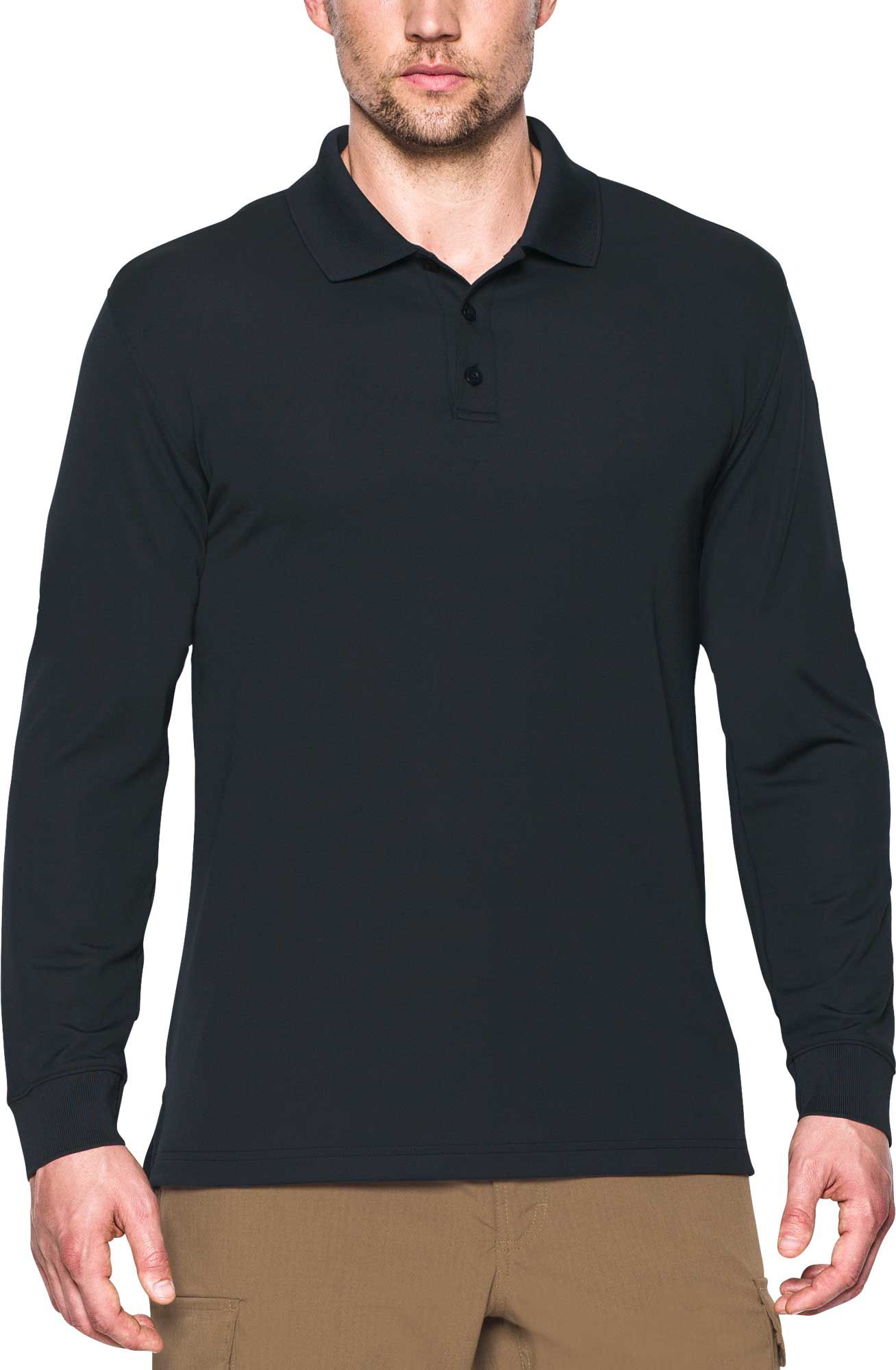 navy blue under armour long sleeve shirt