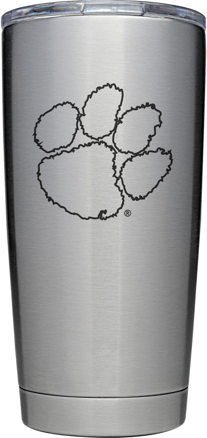 Yeti Clemson Tigers 20 Oz Rambler Tumbler With Magslider Lid