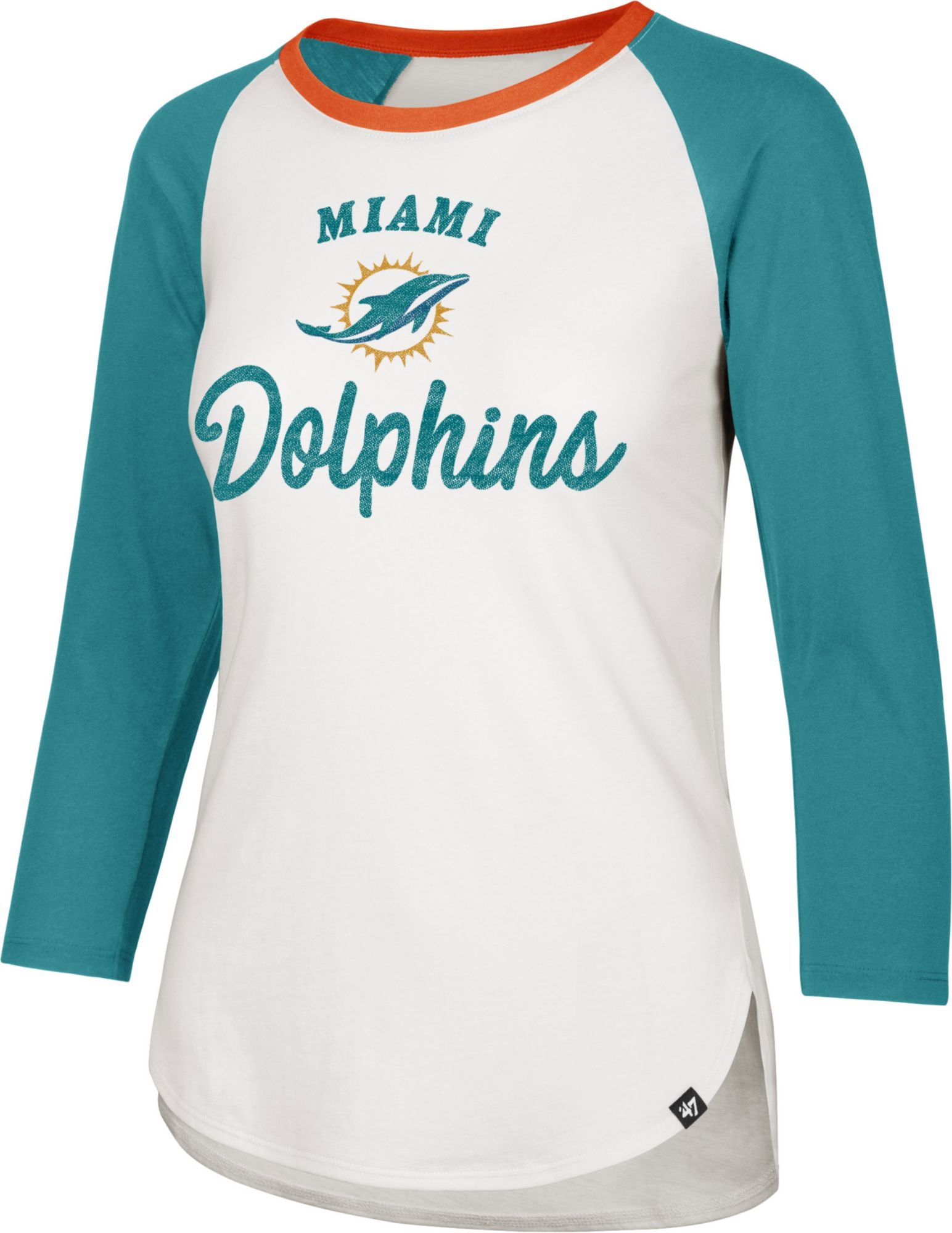 miami dolphins raglan shirt