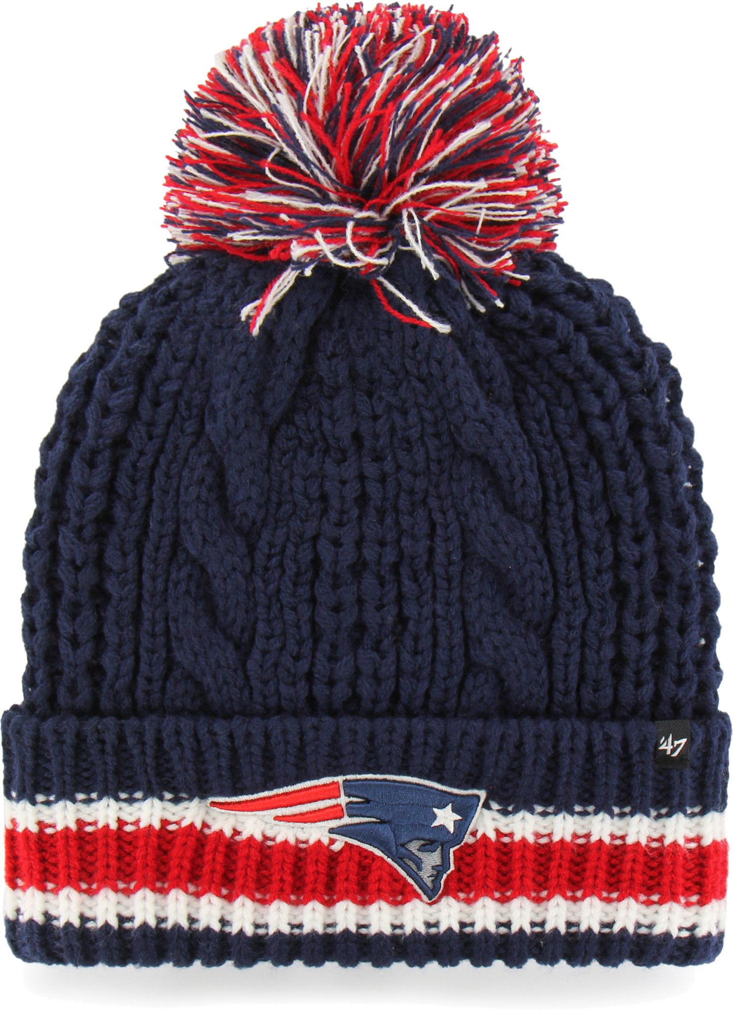 Men's New England Patriots Carhartt x '47 Brown Cuffed Knit Hat