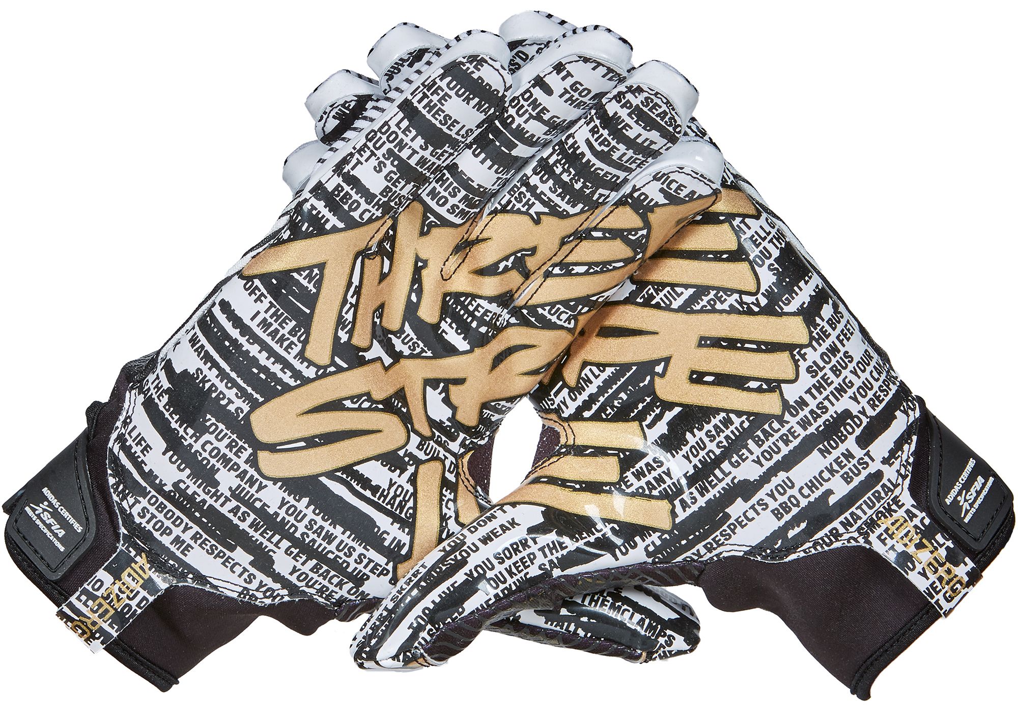 Adidas Adizero 9.0 Royalty Receiver Gloves - S (Small)