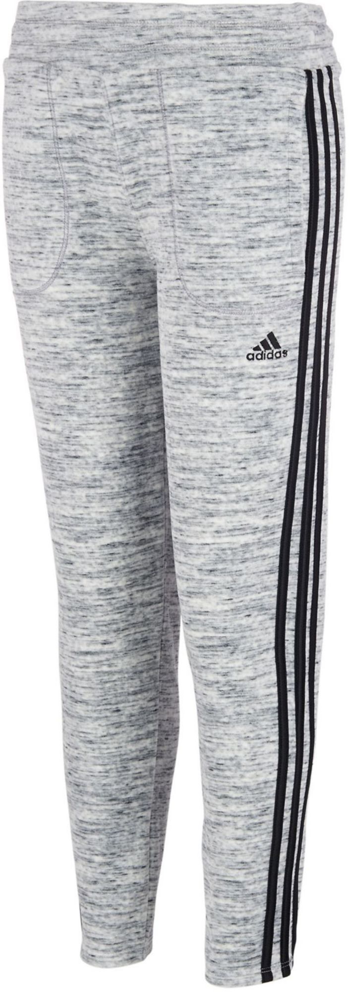 black and white adidas pants for girls