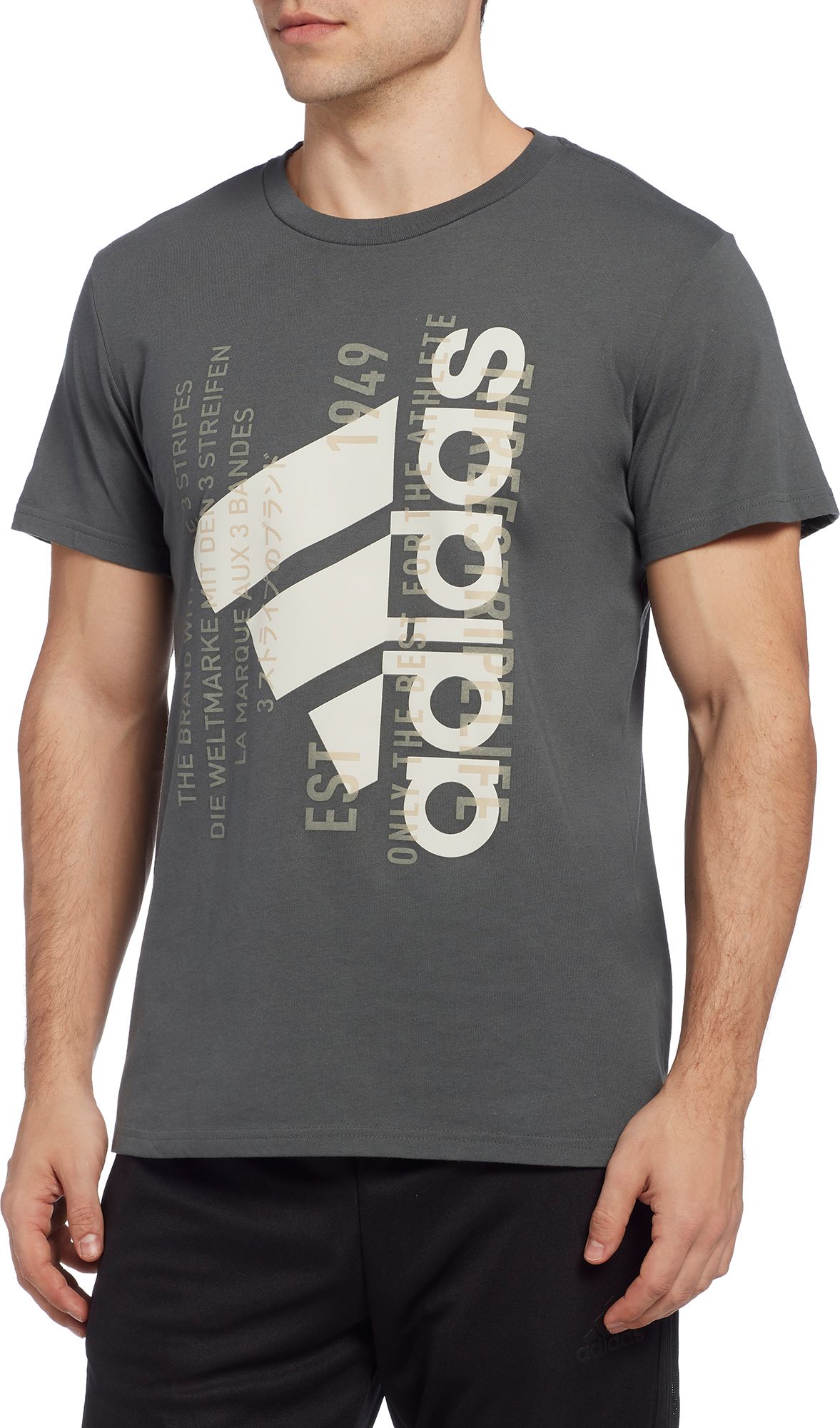 adidas Men's Badge Of Sport Flip Graphic T-Shirt - .97