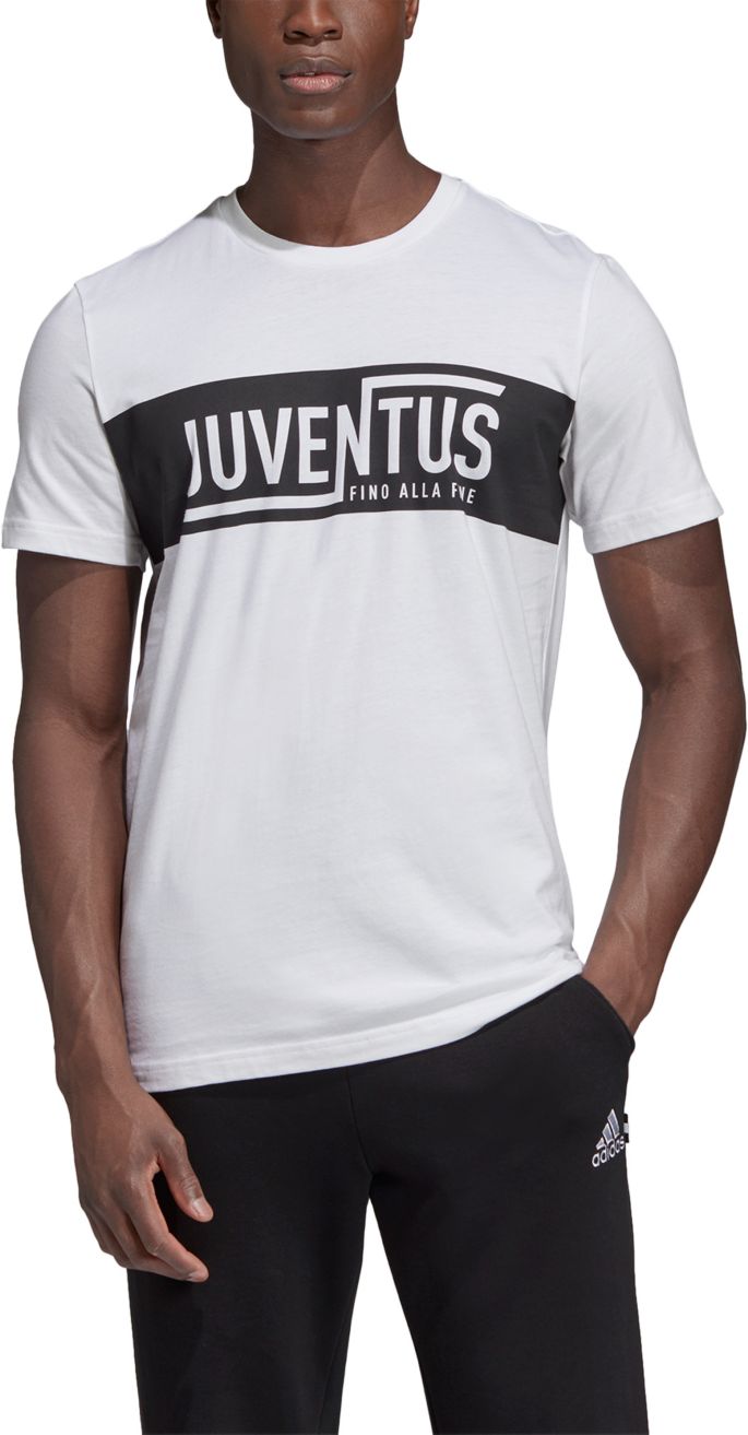 Adidas Mens Juventus Dna Graphic White T Shirt