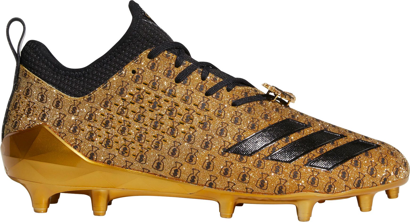 blue and gold adidas football cleats