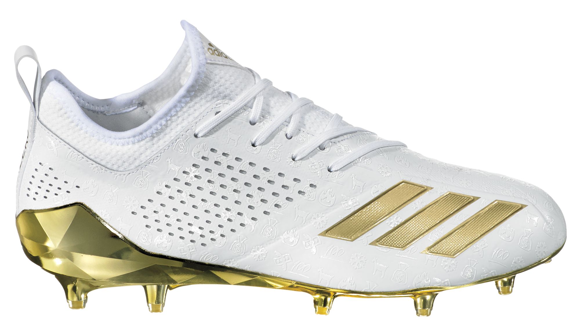 adidas emoji cleats white