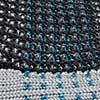 Black/Grey/Shock Cyan