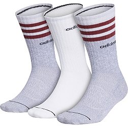 adidas Men's 3-Stripe Crew Sock - 3 Pack