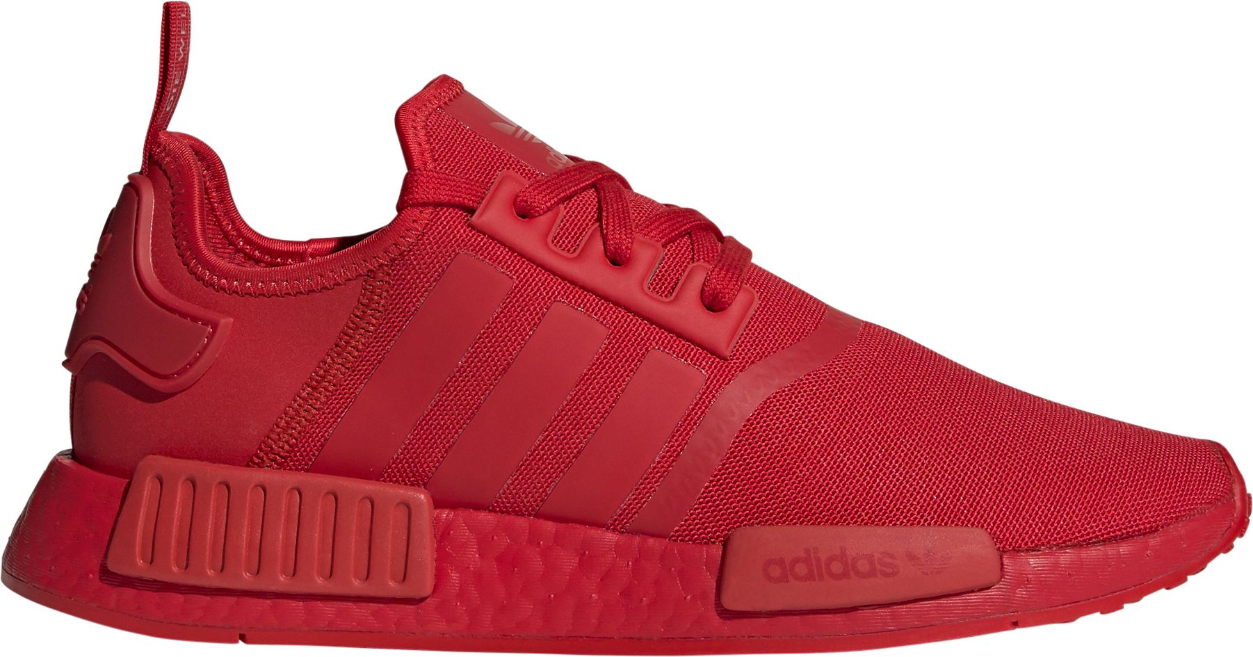 all red adidas shoes womens