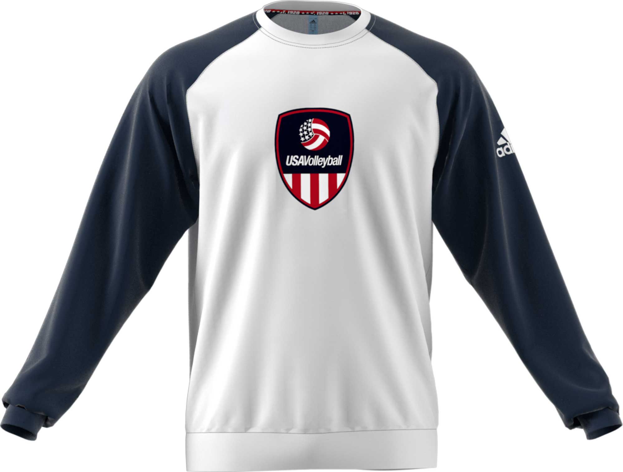 Edelsteen Ploeg Westers Adidas / Men's USA Volleyball Henley Sweatshirt
