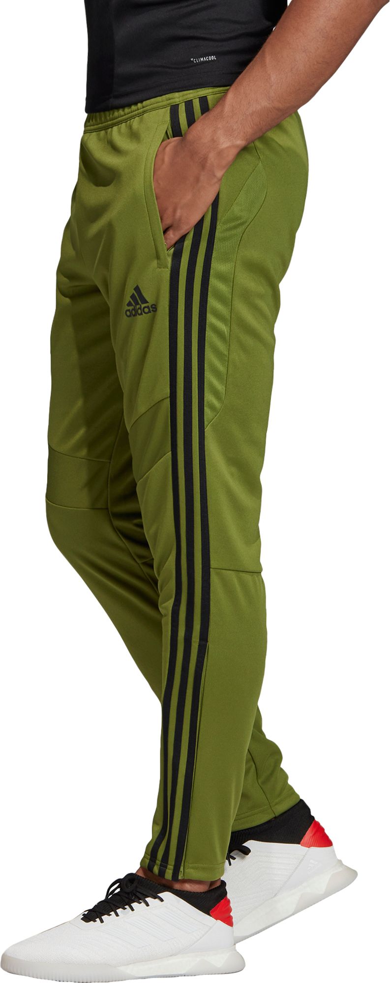 olive green adidas track pants