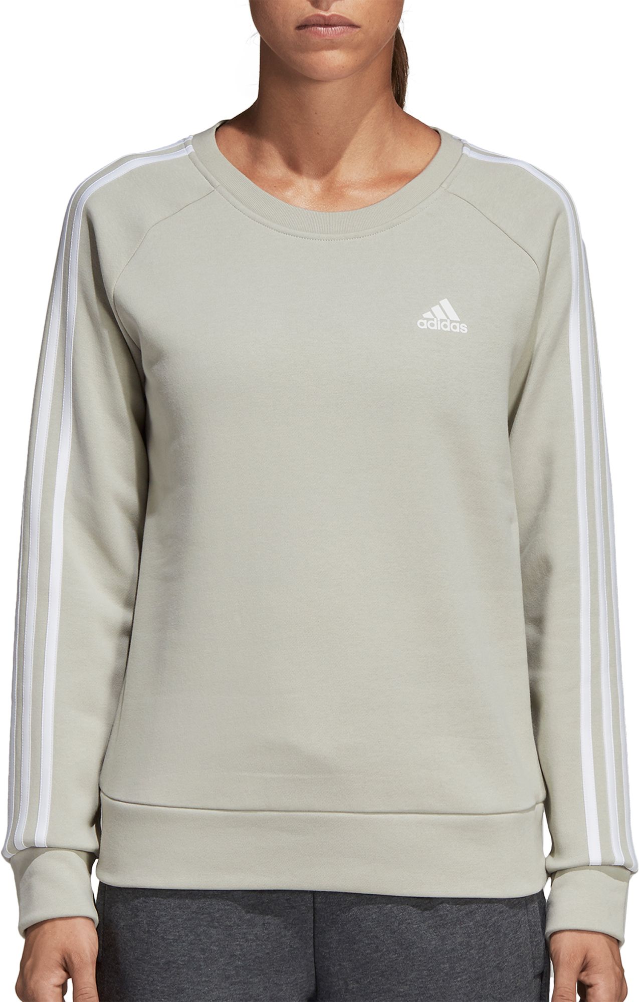 adidas Women's Essentials 3-Stripes Crewneck Sweatshirt